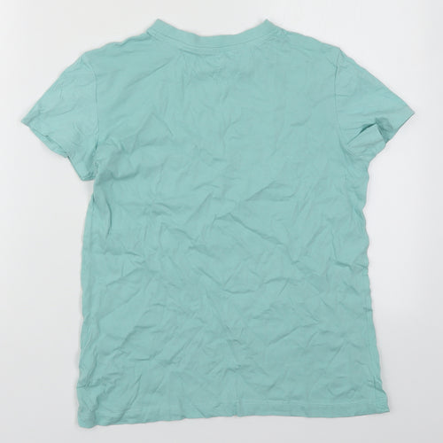 Primark Womens Green  Cotton Top Pyjama Top Size 6   - California