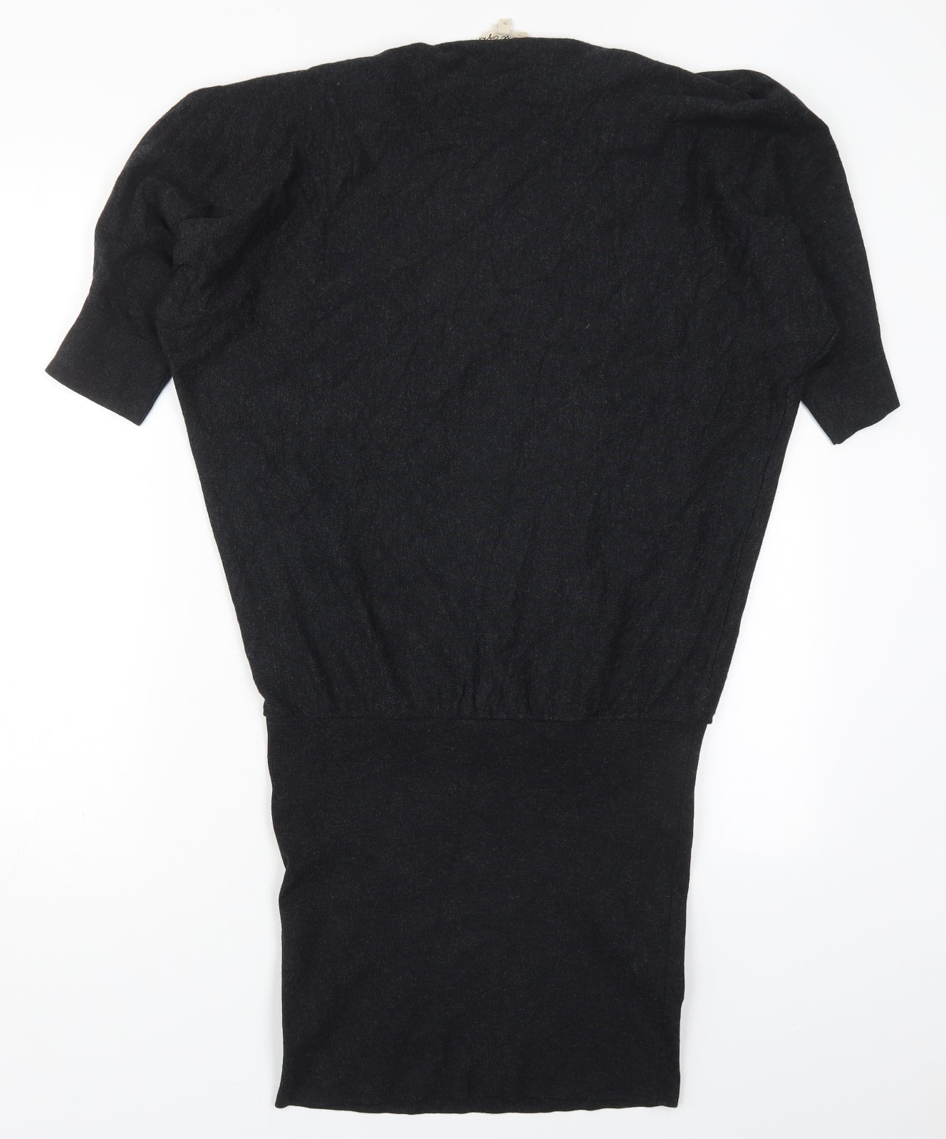 Phase Eight Womens Grey  Viscose Jumper Dress  Size 8  Round Neck Pullover