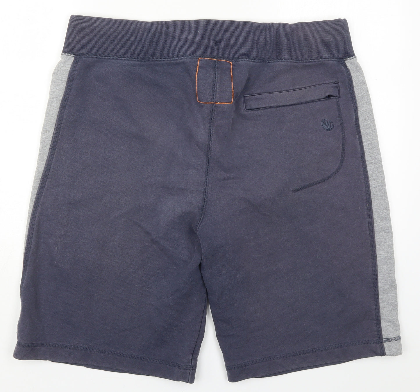 Fat Face Mens Blue  Cotton Sweat Shorts Size 37 in L10 in Regular Drawstring