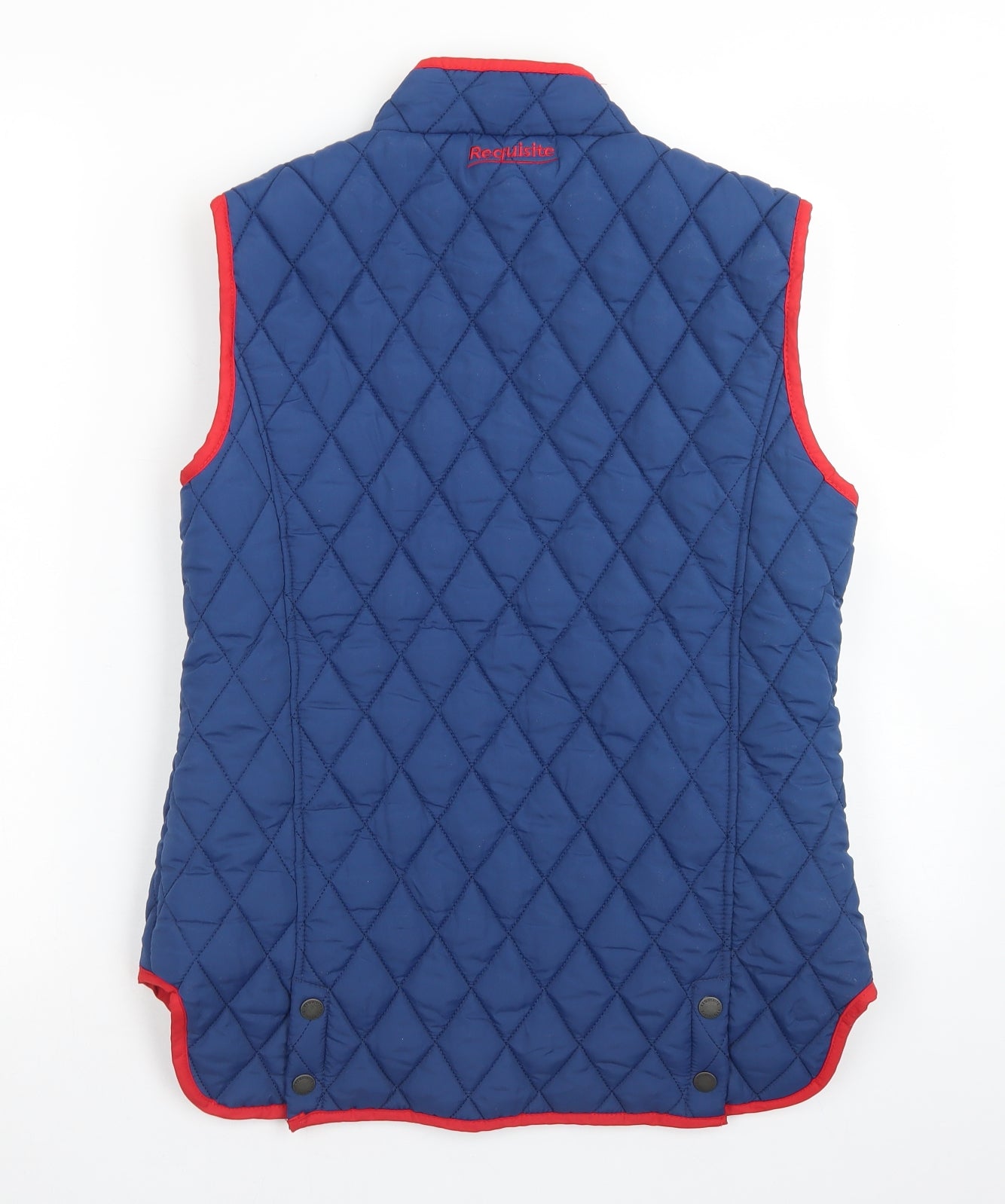 Requisite Womens Blue   Gilet Coat Size 12  Zip