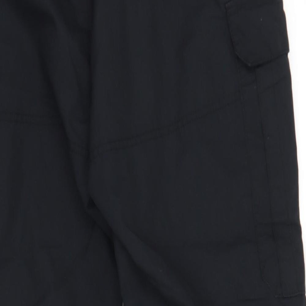 Craghoppers Mens Black  Polyester Rain Trousers Trousers Size 36 in L28 in Regular Button