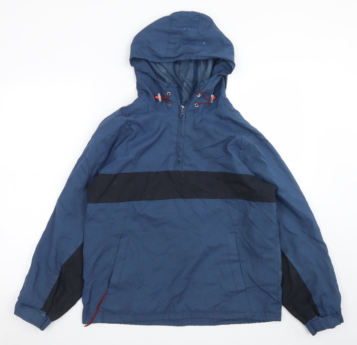 WS Sport Girls Blue   Anorak Jacket Size 11-12 Years  Zip