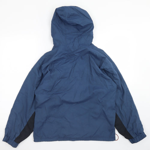 WS Sport Girls Blue   Anorak Jacket Size 11-12 Years  Zip