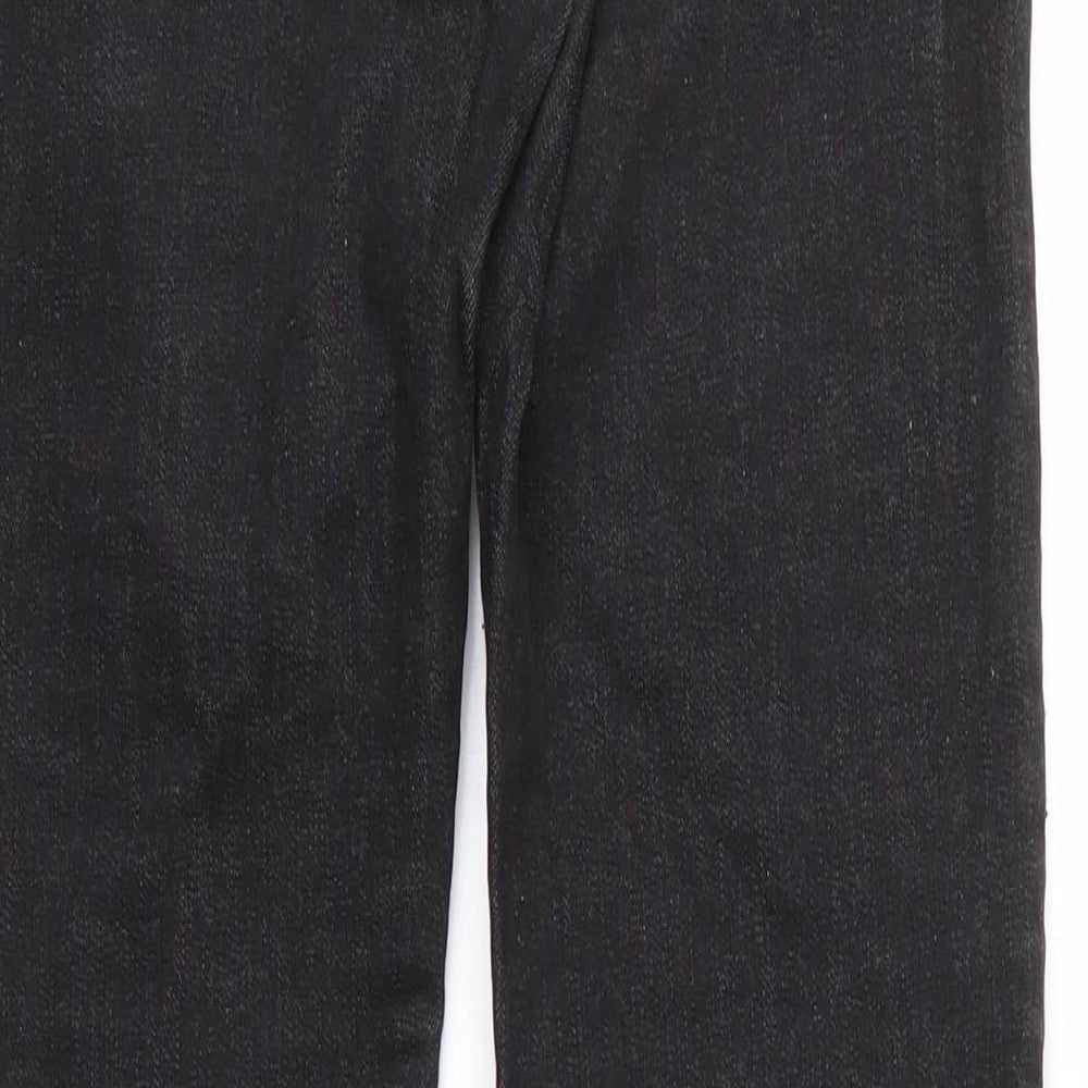 Gap Boys Black  Cotton Straight Jeans Size 16 Years L30 in Regular Zip