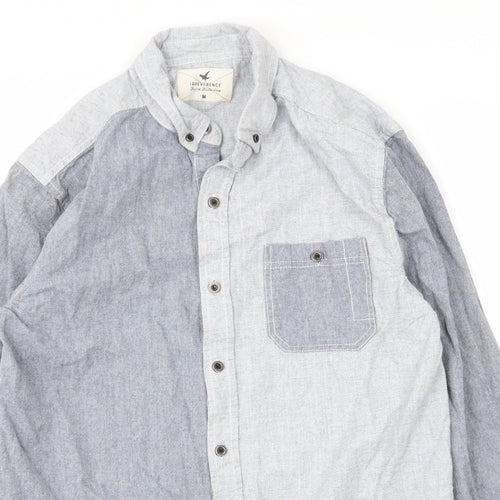 Irreverence Mens Blue  Cotton  Button-Up Size M Collared Button