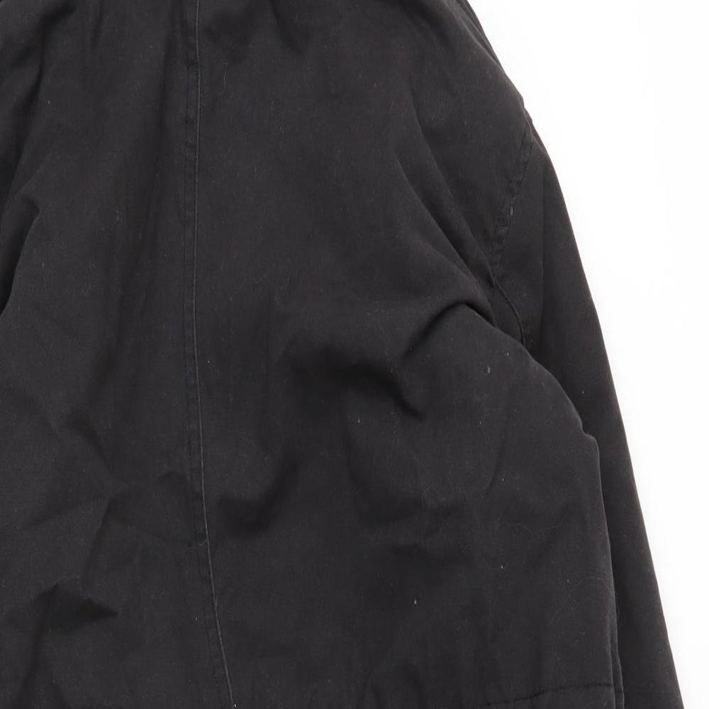 New Look Womens Black   Parka Coat Size 16  Zip