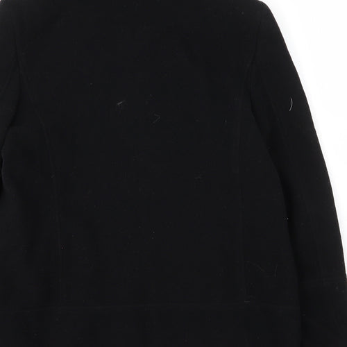 Etam Womens Black   Varsity Jacket Coat Size 12  Zip