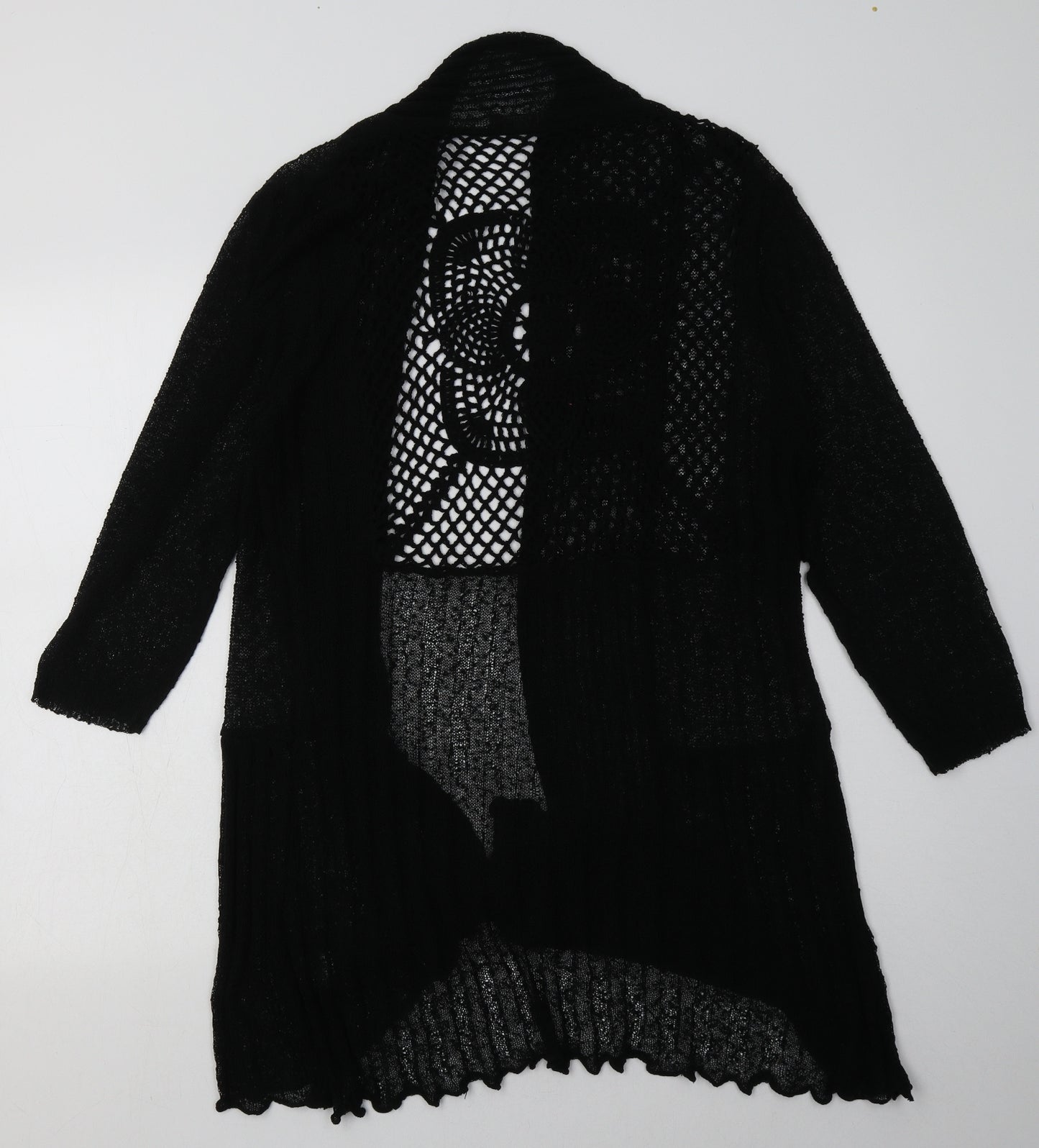 Roman Womens Blue V-Neck  Polyamide Cardigan Jumper Size 18