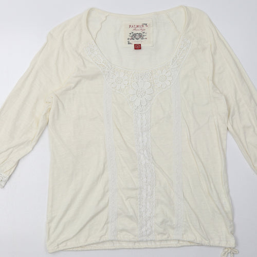Matalan Womens Beige  Cotton Pullover Sweatshirt Size 16  Pullover