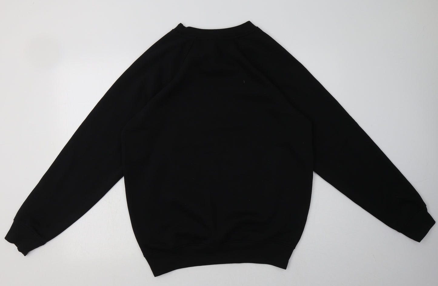 Alexandra Mens Black  Polyester Pullover Sweatshirt Size M