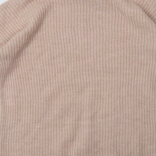 New Look Womens Pink  Acrylic Pullover Sweatshirt Size S  Pullover