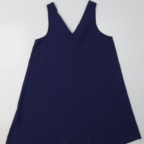 FOREVER 21 Womens Purple  Polyester Basic Tank Size S V-Neck