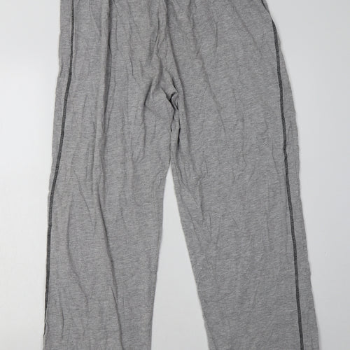 George Mens Grey  Cotton  Pyjama Pants Size L  Tie