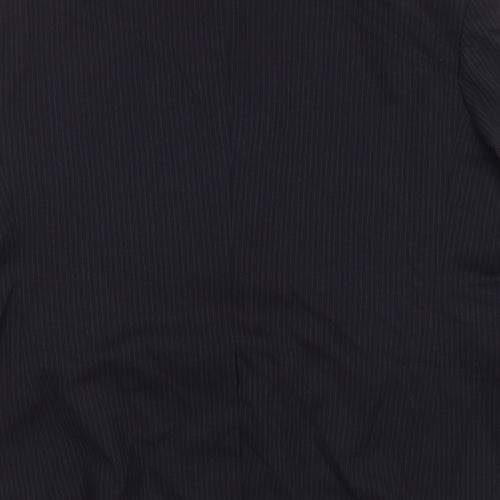 Centaur Traveller Mens Blue Striped Wool Jacket Suit Jacket Size 46