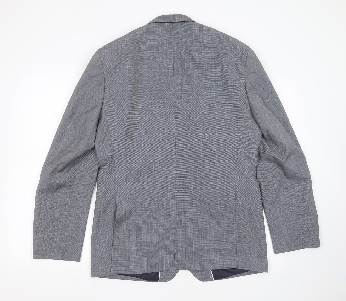Burton Mens Grey  Polyester Jacket Suit Jacket Size 42   - tailored fit