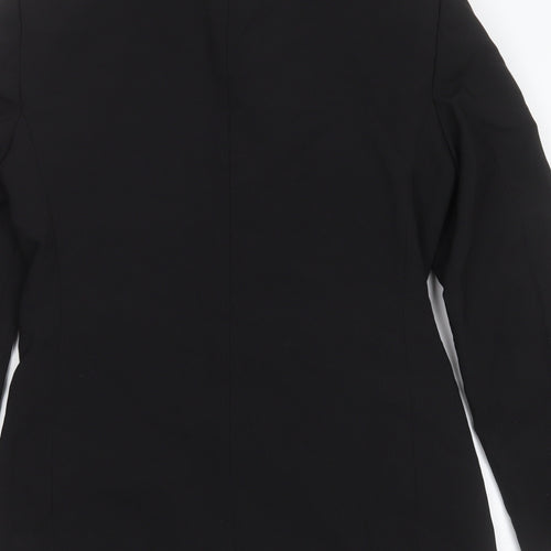 F&F Mens Black  Polyester Jacket Suit Jacket Size 36