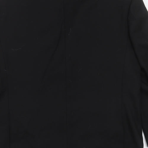 howard hardy Mens Black  Wool Jacket Suit Jacket Size 42