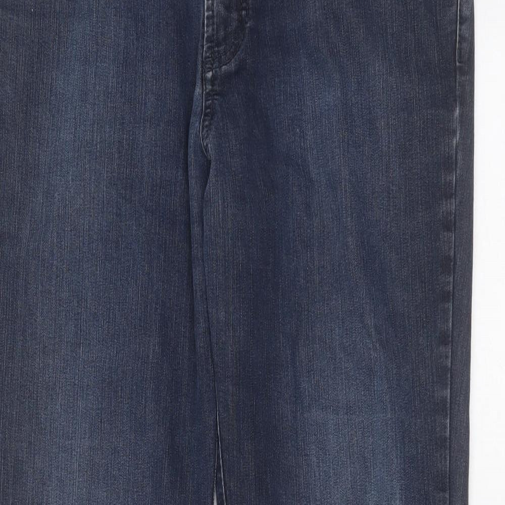 Bruhl Mens Blue  Cotton Straight Jeans Size 36 in L31 in Regular