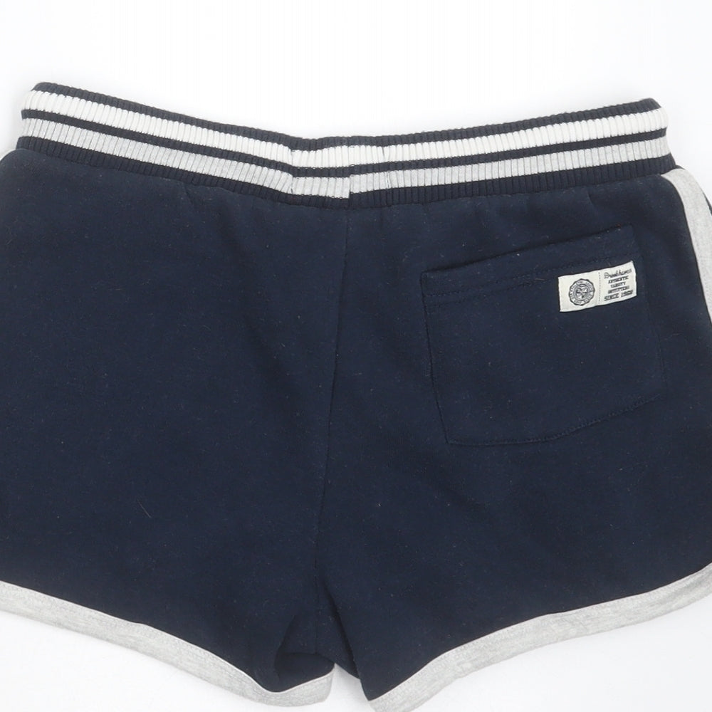 Brookhaven Womens Blue  Cotton Sweat Shorts Size 8  Regular