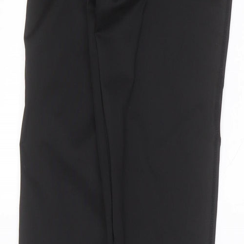 Preworn Womens Black  Polyester Capri Leggings Size S L28 in Extra-Slim