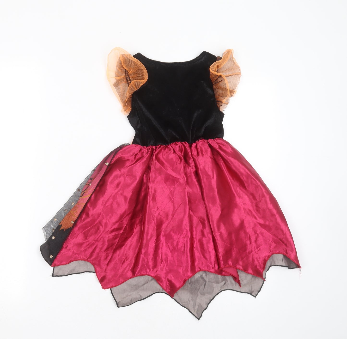 F&F Girls Multicoloured  Polyester Fit & Flare  Size 3-4 Years  Round Neck  - Halloween Fancy dress