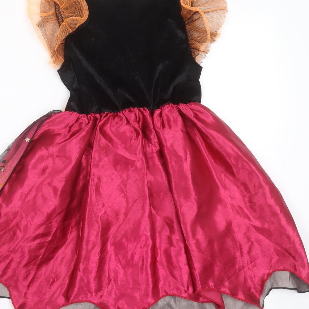 F&F Girls Multicoloured  Polyester Fit & Flare  Size 3-4 Years  Round Neck  - Halloween Fancy dress