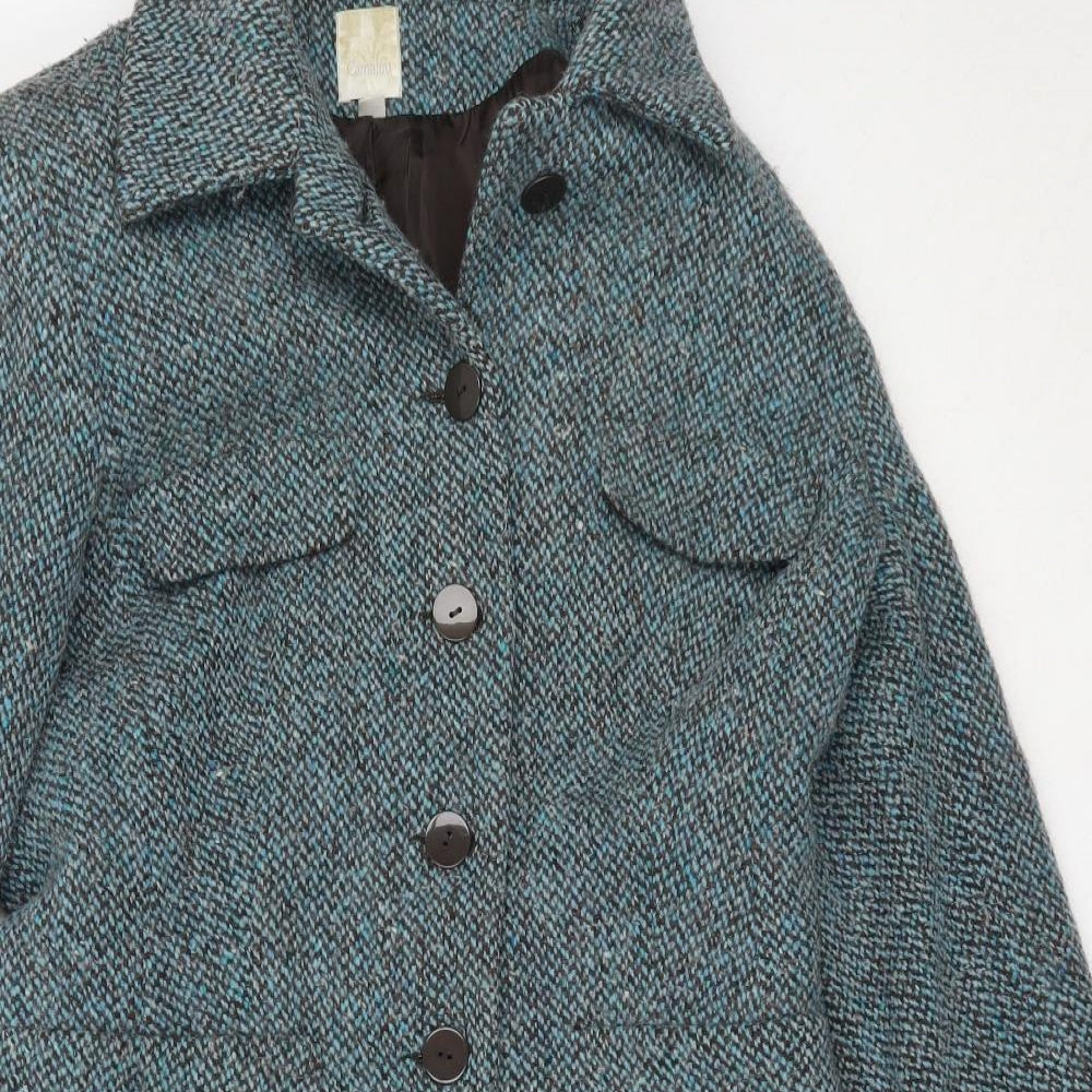 Camaïeu Womens Blue   Overcoat Coat Size 16