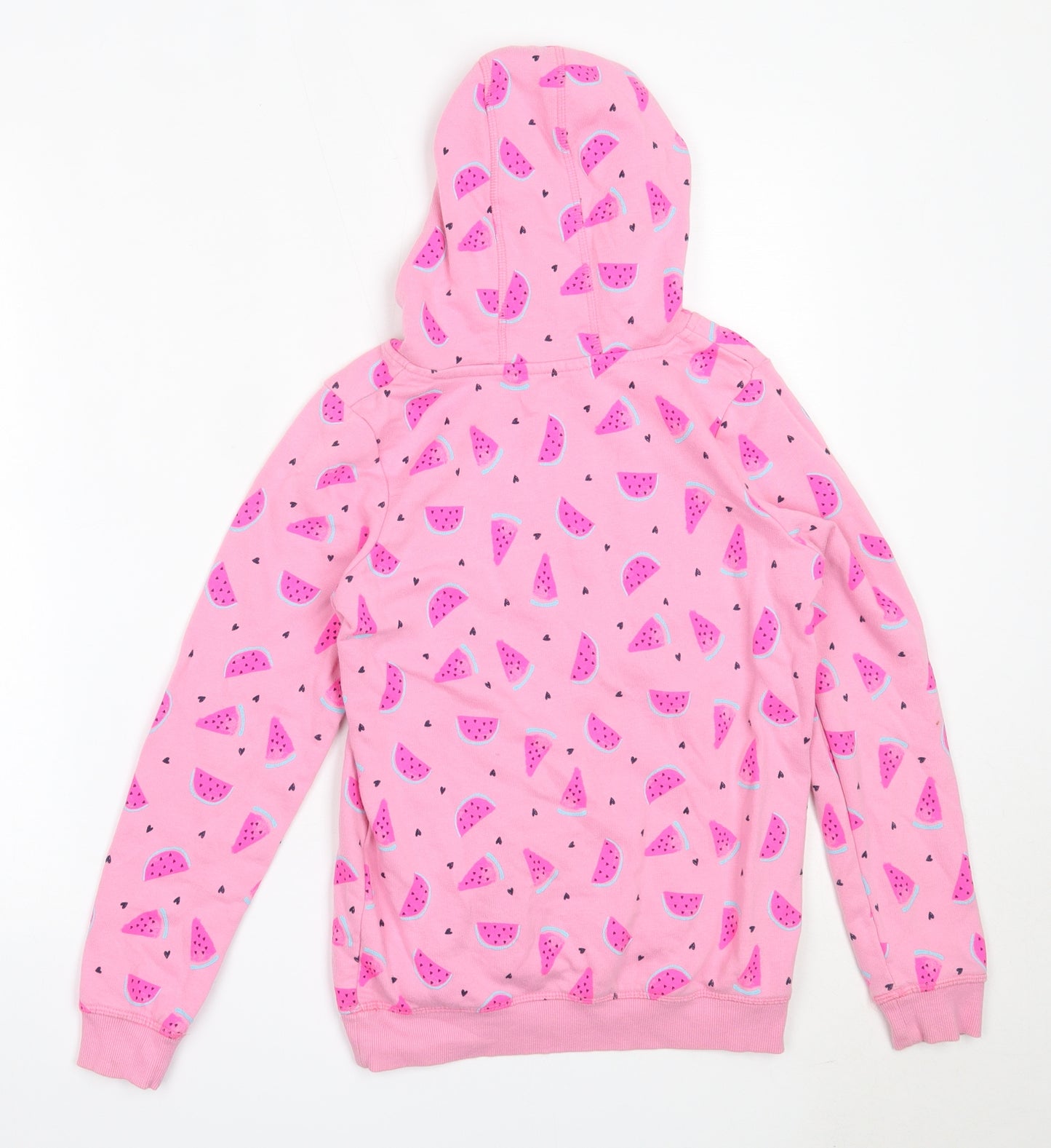George Girls Pink  Cotton Pullover Hoodie Size 11-12 Years
