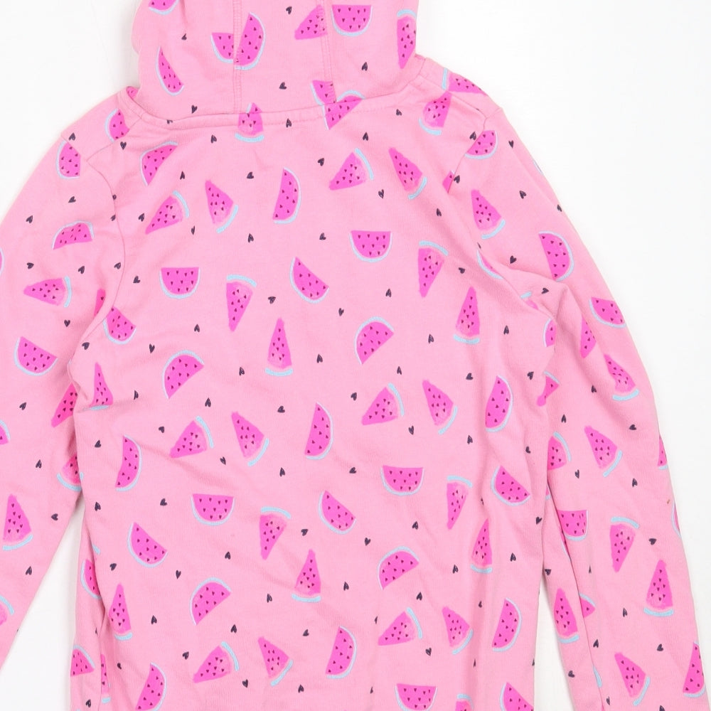 George Girls Pink  Cotton Pullover Hoodie Size 11-12 Years