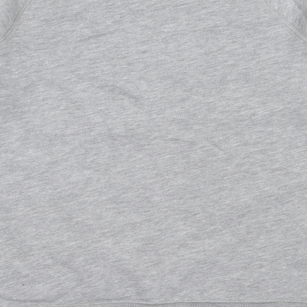 Jack Wills Womens Grey  Cotton Pullover Sweatshirt Size 10