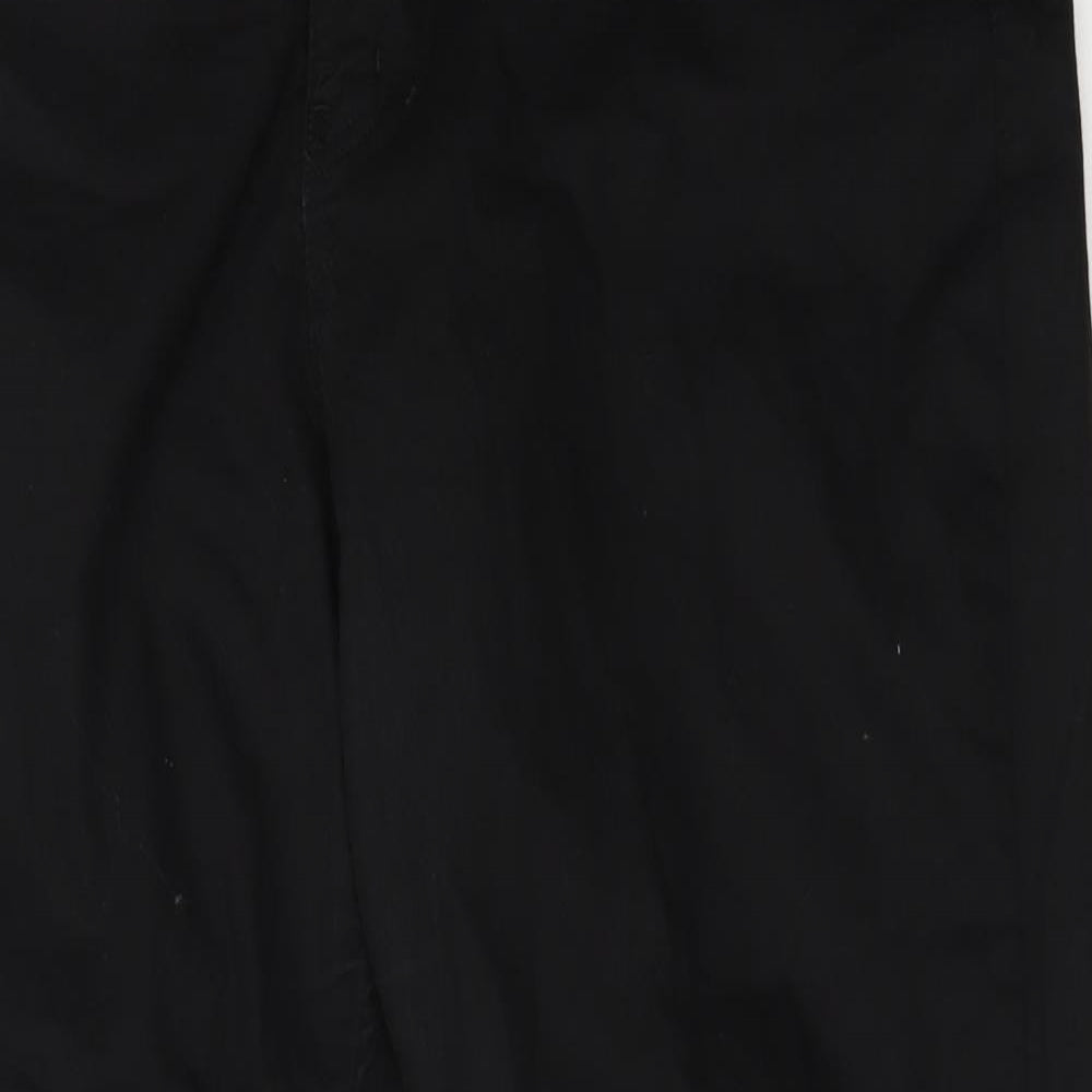 Boohoo Womens Black  Cotton Skinny Jeans Size 22 L28.5 in Regular