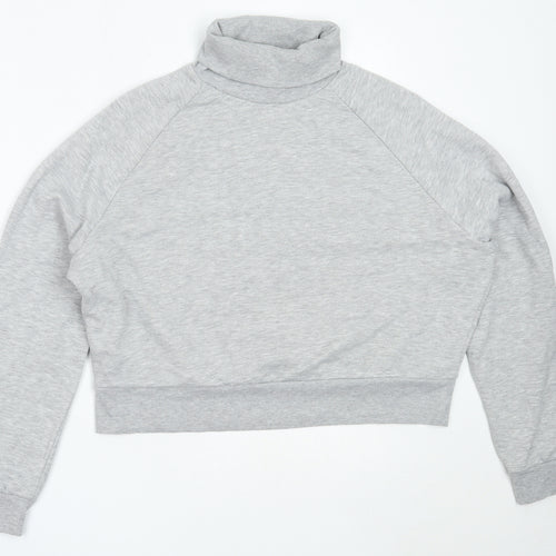 Primark Womens Grey  Cotton Pullover Sweatshirt Size M