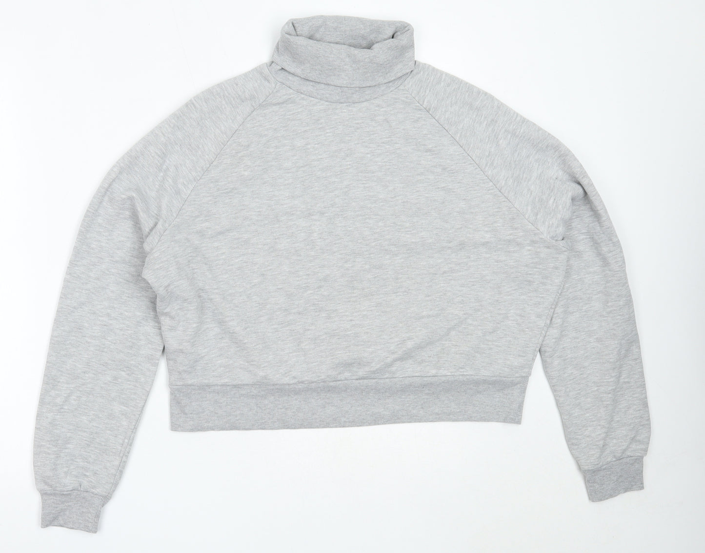 Primark Womens Grey  Cotton Pullover Sweatshirt Size M
