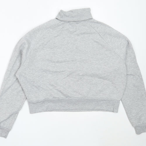 Primark Womens Grey  Cotton Pullover Sweatshirt Size M