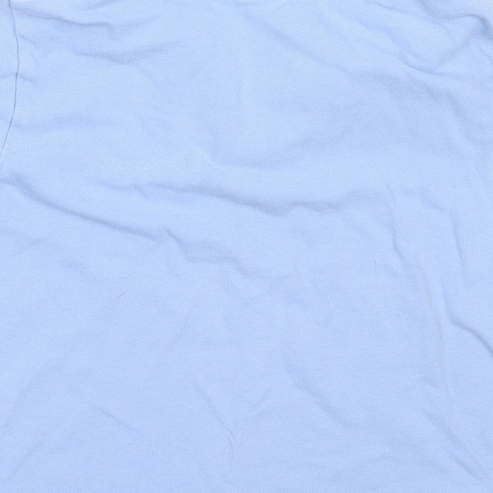 TU Boys Blue  Cotton Basic Polo Size 4 Years Collared  - school