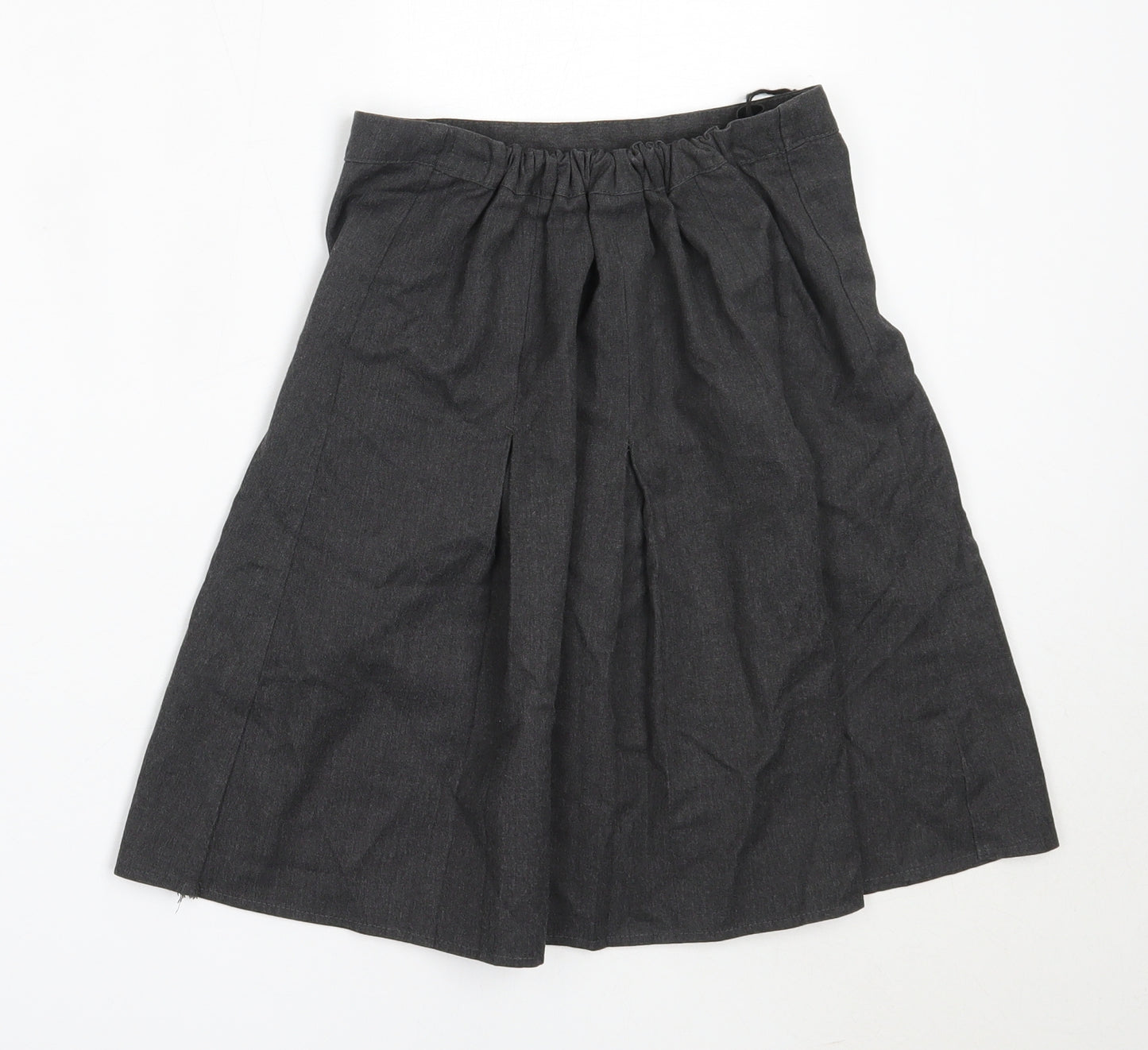 George Girls Grey  Polyester Flare Skirt Size 10-11 Years  Regular  - school