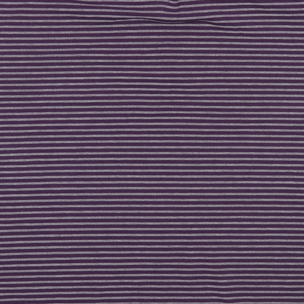 Lincoln Mens Purple  Cotton  Polo Size XL Collared
