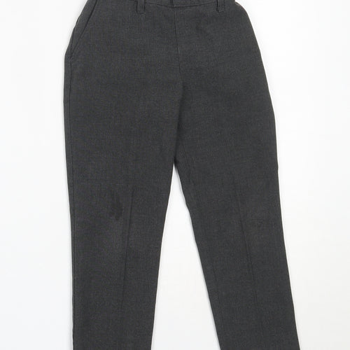 Marks and Spencer Boys Grey  Polyester Dress Pants Trousers Size 3-4 Years  Regular  - school