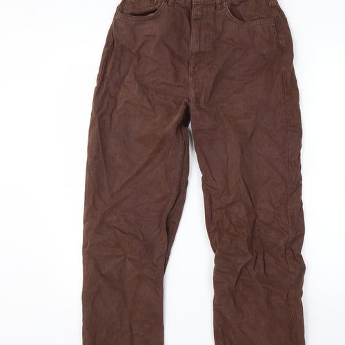 Pull&Bear Womens Brown   Cropped Jeans Size 8 L25 in Regular