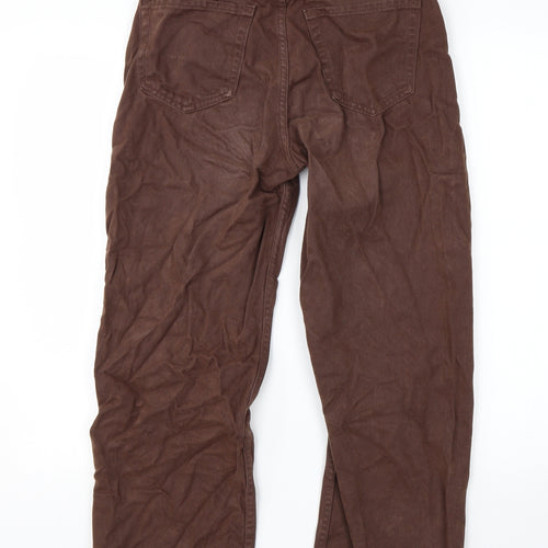 Pull&Bear Womens Brown   Cropped Jeans Size 8 L25 in Regular
