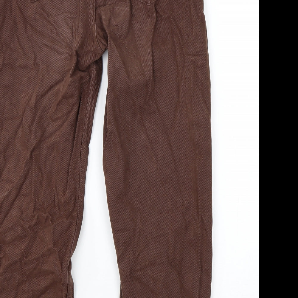 Pull&Bear Womens Brown   Cropped Jeans Size 8 L25 in Regular