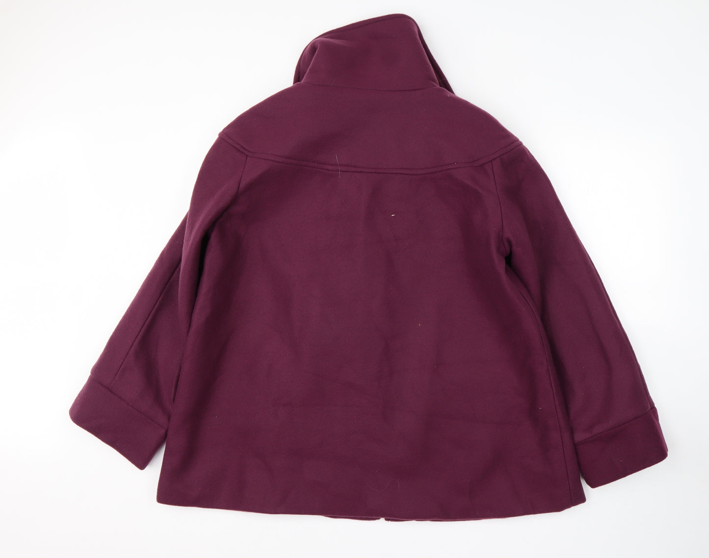 Anne De Lancay  Womens Purple   Overcoat Coat Size 14