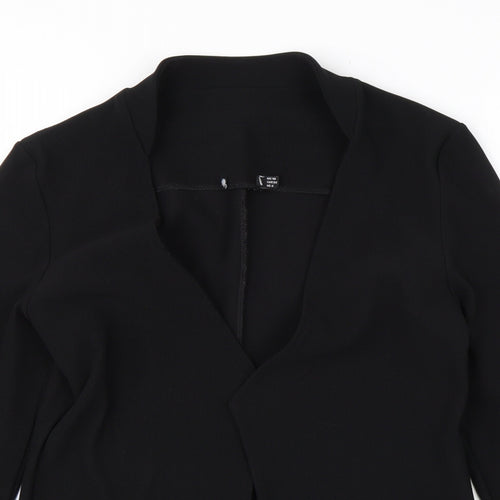 Preworn Womens Black   Jacket Blazer Size 10