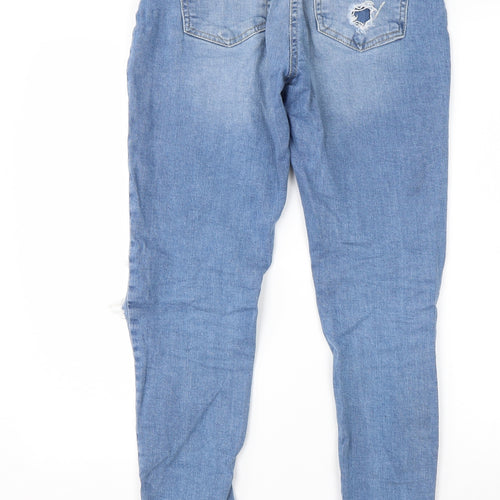 Quiz Womens Blue  Cotton Skinny Jeans Size 8 L29 in Regular