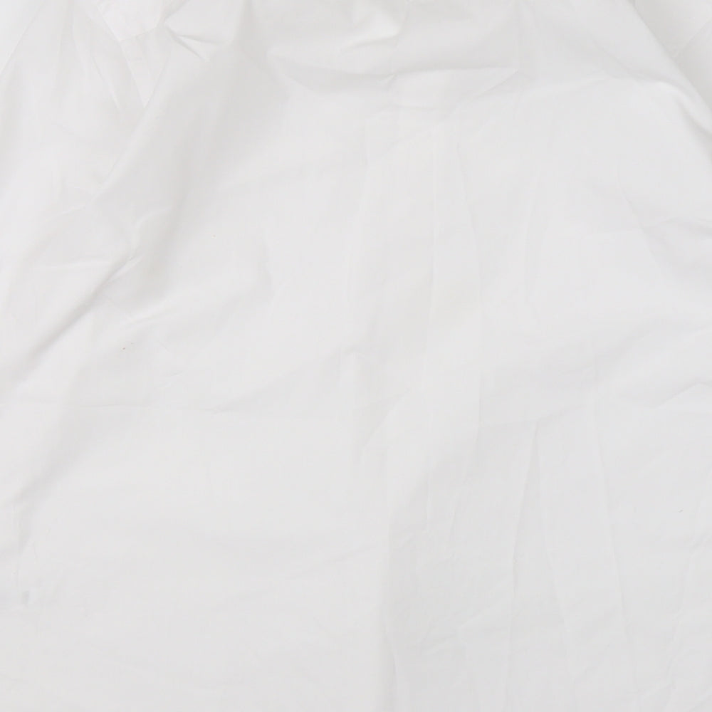 TU Mens White  Cotton  Dress Shirt Size 16.5 Collared
