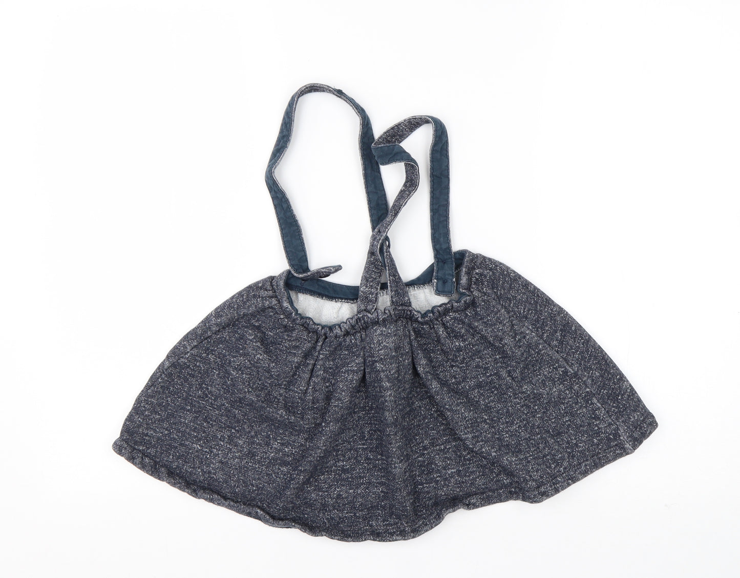 NEXT Girls Grey  Cotton A-Line Skirt Size 3-4 Years  Regular
