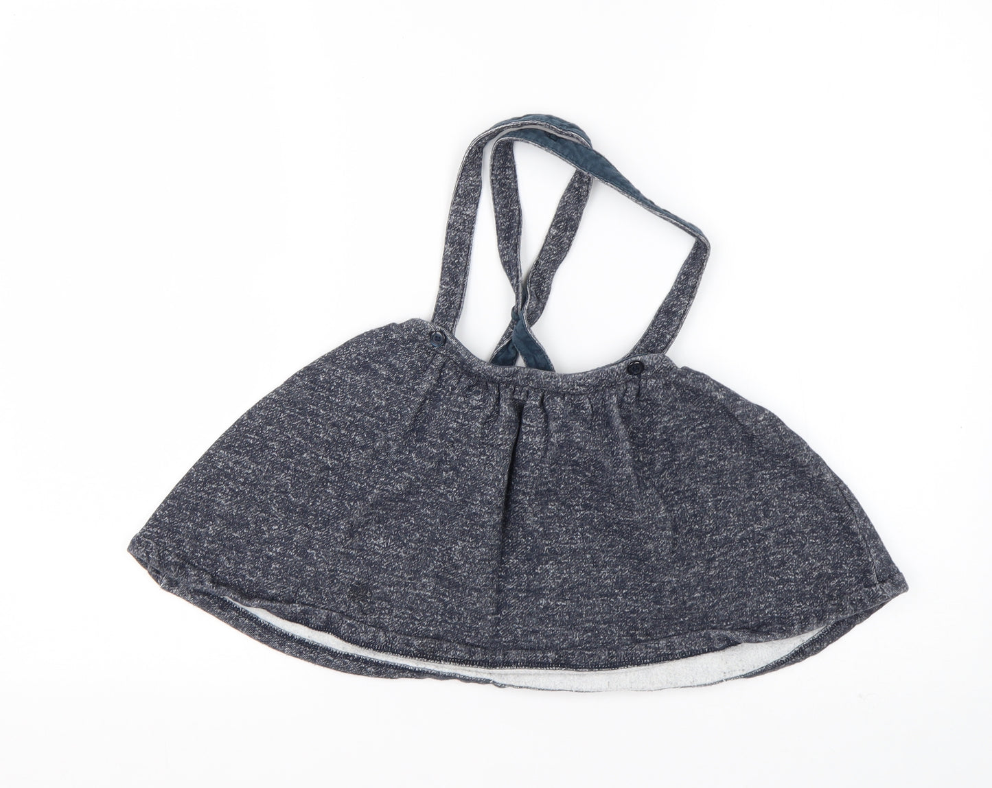 NEXT Girls Grey  Cotton A-Line Skirt Size 3-4 Years  Regular