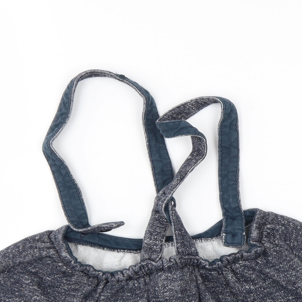 NEXT Girls Grey  Cotton A-Line Skirt Size 3-4 Years  Regular