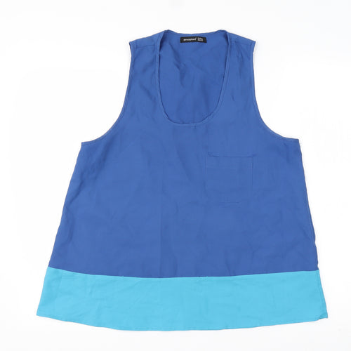 Atmosphere Womens Multicoloured  Polyester Basic Tank Size 14 Round Neck