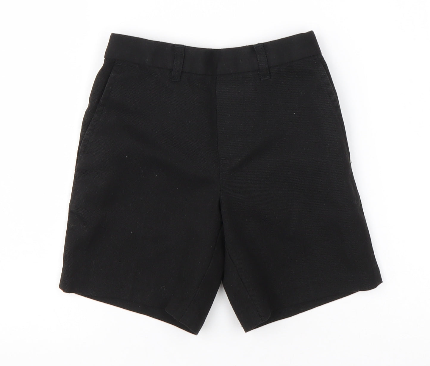 George Boys Black  Polyester Chino Shorts Size 3-4 Years  Regular  - School Wear